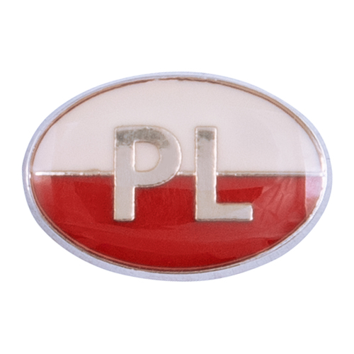 Przypinka PL Polska