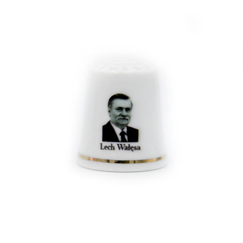 Naparstek ceramiczny – Lech Wałęsa