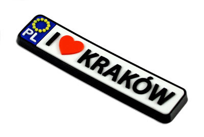 Magnes tablica rejestracyjna Kraków