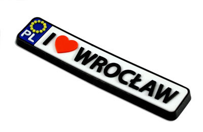 Magnes tablica rejestracyjna Wrocław