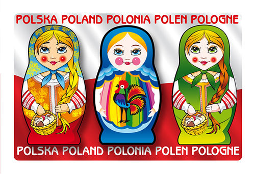 Magnes 3D Polska 3 Matrioszki