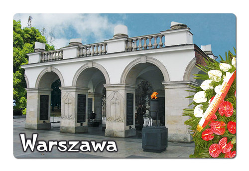Magnes 3D Warszawa grób nieznanego żołnierza