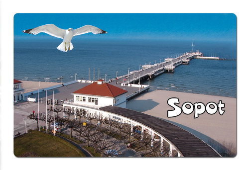 Magnes 3D Sopot molo