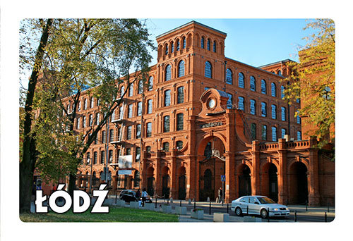 Magnes 3D Lódź brama Manufaktury