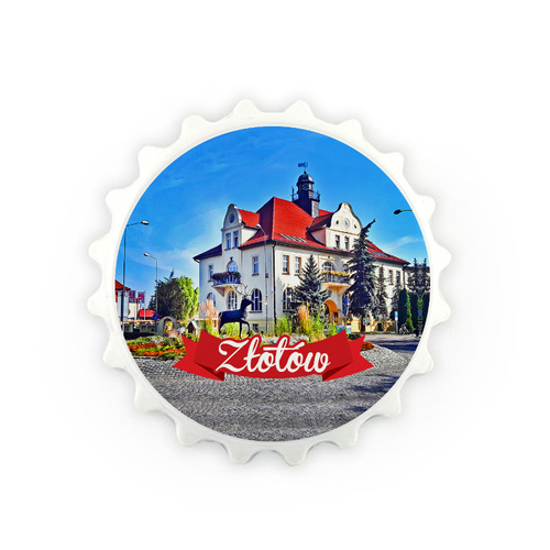 Magnes otwieracz kapsel - Złotów