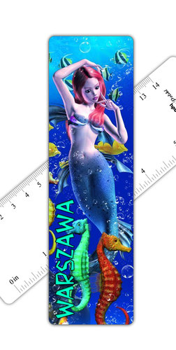 Zakładka 3D Warszawa syrenka