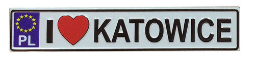 Magnes tablica metalowa Katowice