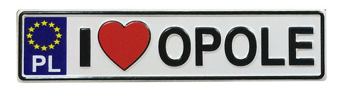 Magnes tablica metalowa Opole