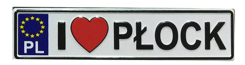 Magnes tablica metalowa Płock
