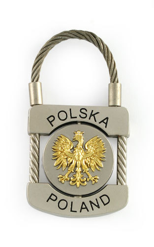 Brelok kłódka Polska