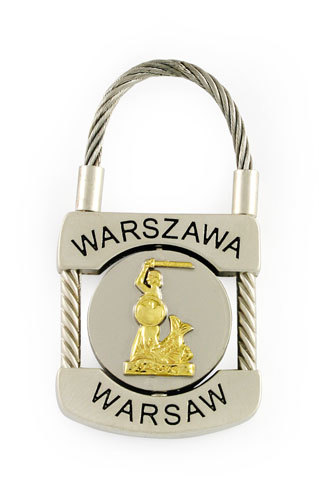 Brelok kłódka Warszawa