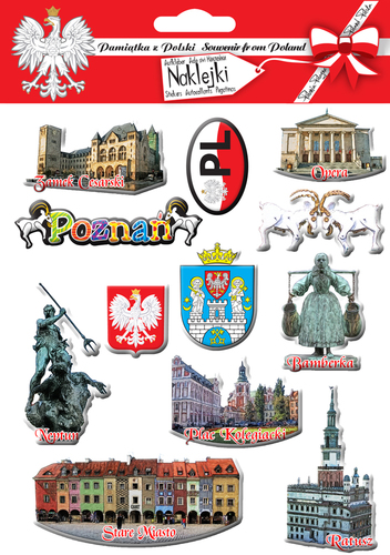 Naklejki zestaw Poznań 01