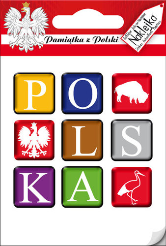 Naklejka pojedyncza Polska 11 Kostka