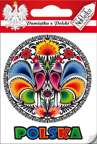 Naklejka pojedyncza Polska 12 Wycinanka