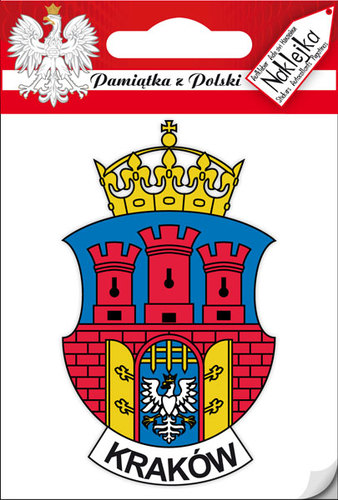 Naklejka pojedyncza herb Kraków