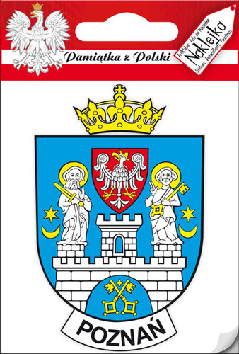 Naklejka pojedyncza herb Poznań
