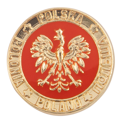 Pin Orzeł w kole