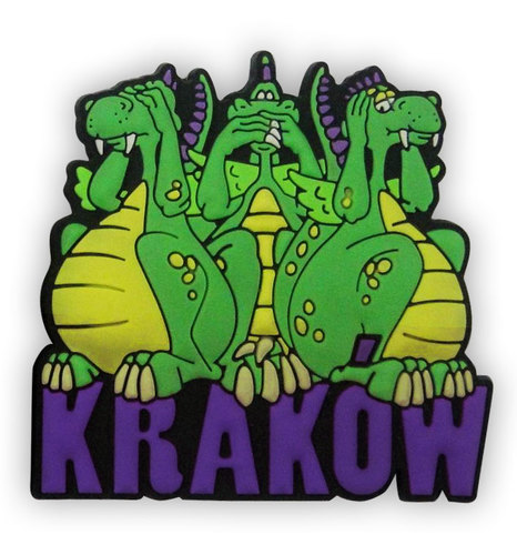 Magnes gumowy 3 Smoki Kraków
