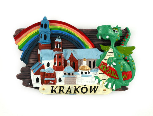 Magnes deska Kraków smok