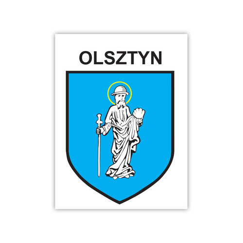 Naklejka pojedyncza herb Olsztyn