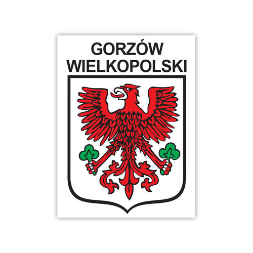 Naklejka pojedyncza herb Gorzów Wielkopolski