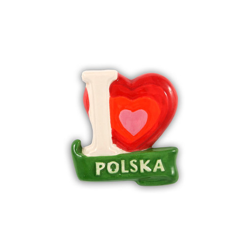 Magnes ceramiczny Polska Kocham