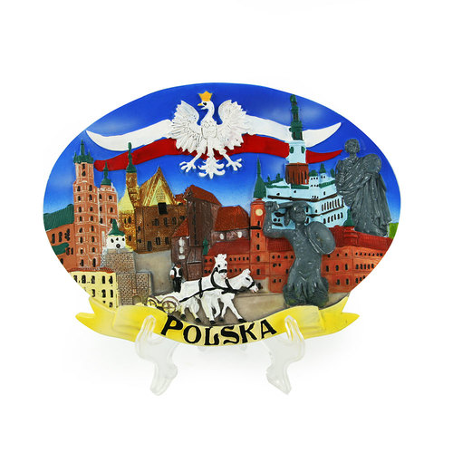 Talerzyk polyresinowy Polskie Zabytki