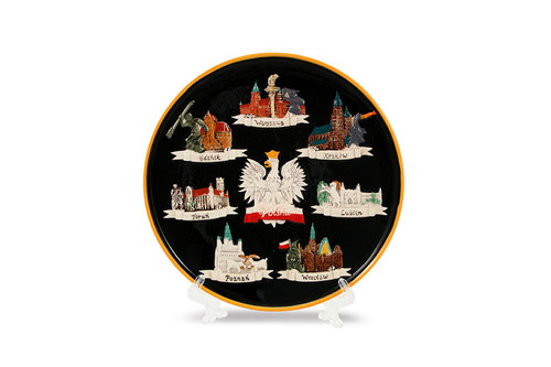 Talerz ceramiczny średni Polska