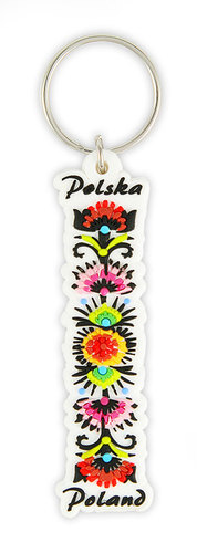Brelok gumowy pasek Polska folk 3