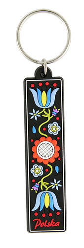 Brelok gumowy pasek Polska folk 5