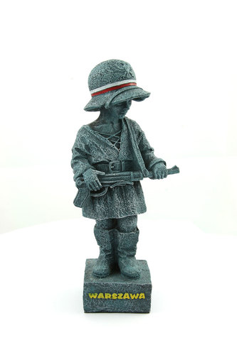 Statuetka Powstaniec 20cm Warszawa