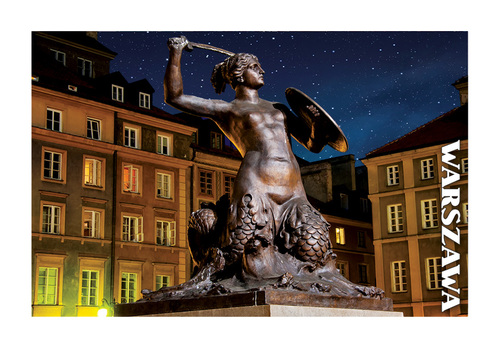 Pocztówka 3D Warszawa 06