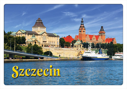 Pocztówka 3D 46 Szczecin