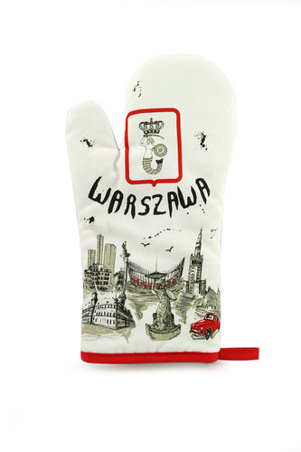 Rękawica kuchenna Warszawa farba