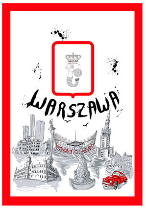 Ściereczka kuchenna Warszawa farba