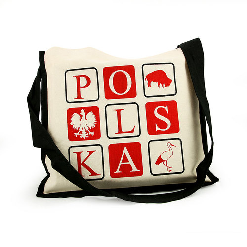 Bawełniana torba Polska 08 - kostka