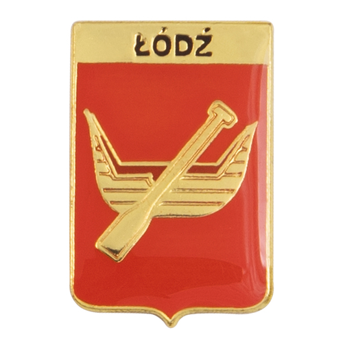 Przypinka herb Łódź