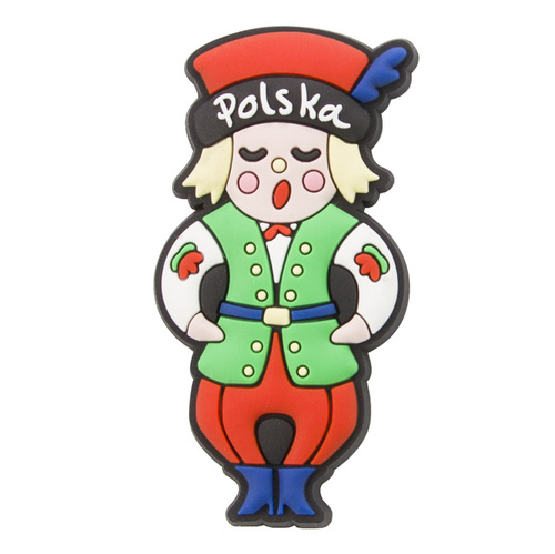 Magnes gumowy chłopiec folkowy Polska
