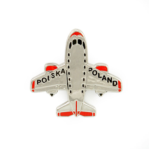 Pin samolot kolorowy Polska