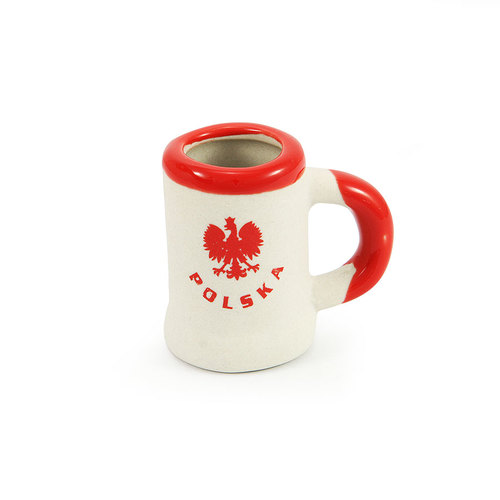 Kufelek gliniany miniaturowy Polska