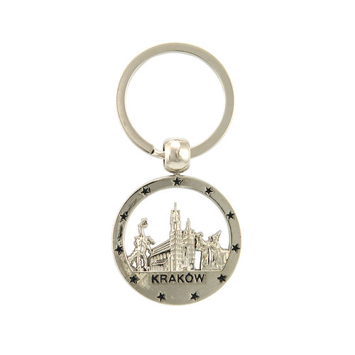 Brelok okrągły nikiel Kraków