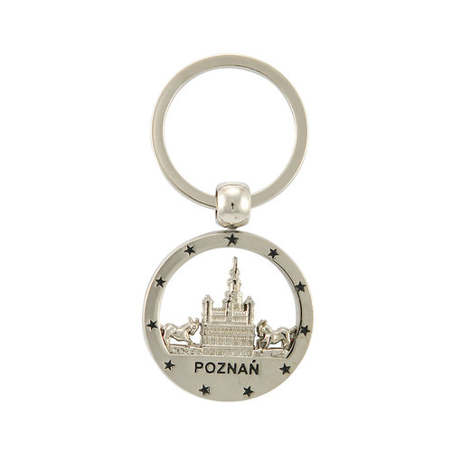 Brelok okrągły nikiel Poznań