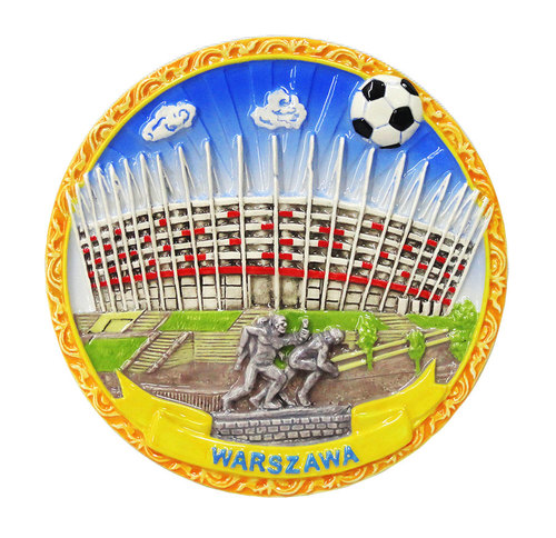 Talerz ceramiczny 13cm Warszawa - Stadion