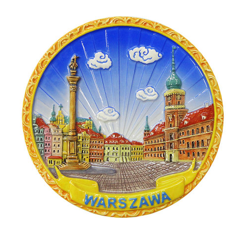 Talerz ceramiczny 13cm Warszawa - Zamkowy