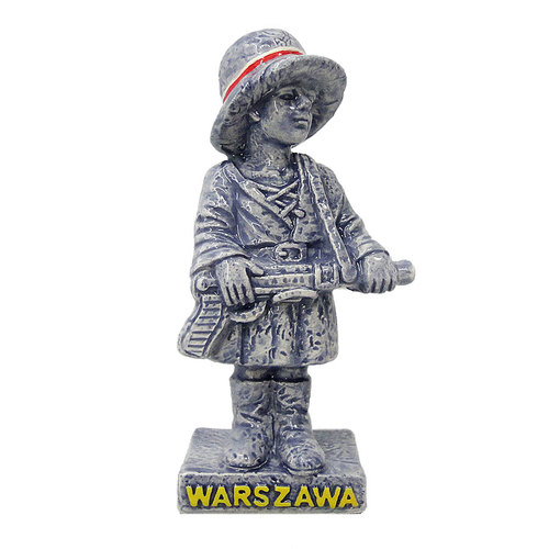 Ceramiczna statuetka Mały Powstaniec Warszawa