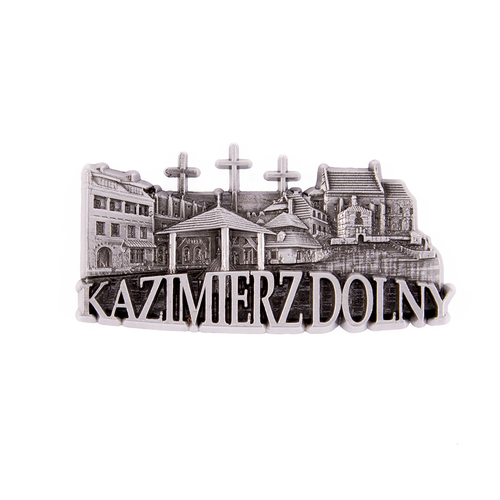 Magnes metalowy panorama Kazimierz Dolny