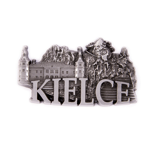 Magnes metalowy panorama Kielce