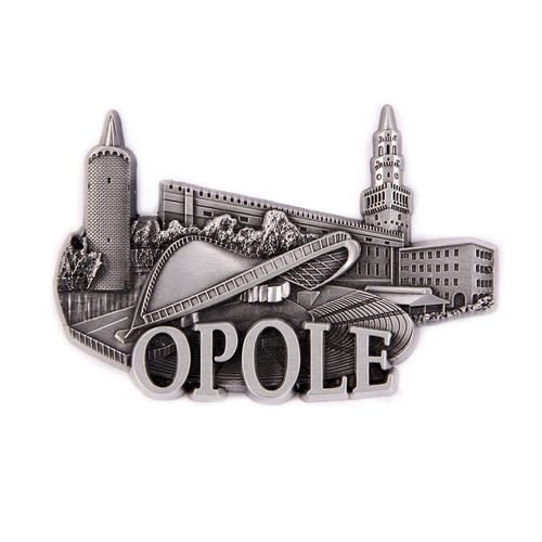Magnes metalowy panorama Opole
