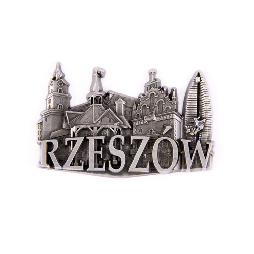 Magnes metalowy panorama Rzeszów