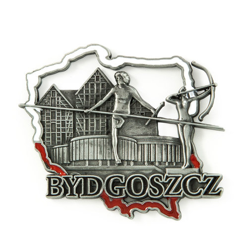 Magnes metalowy kontur Bydgoszcz